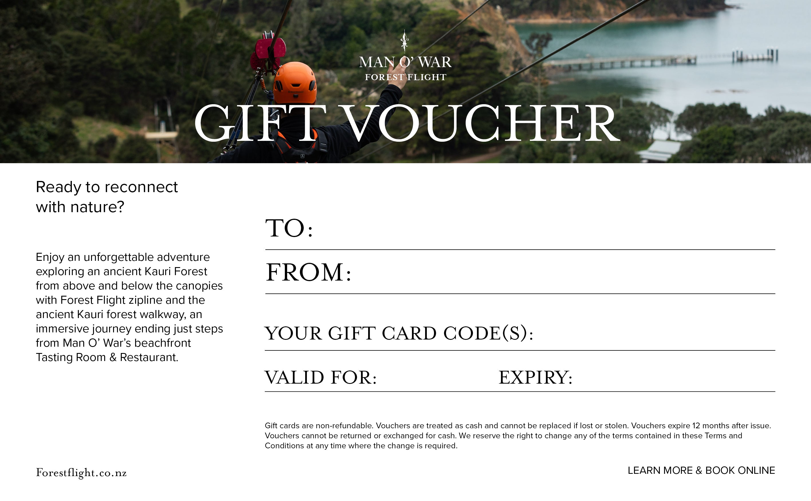 Forest Flight Gift Voucher